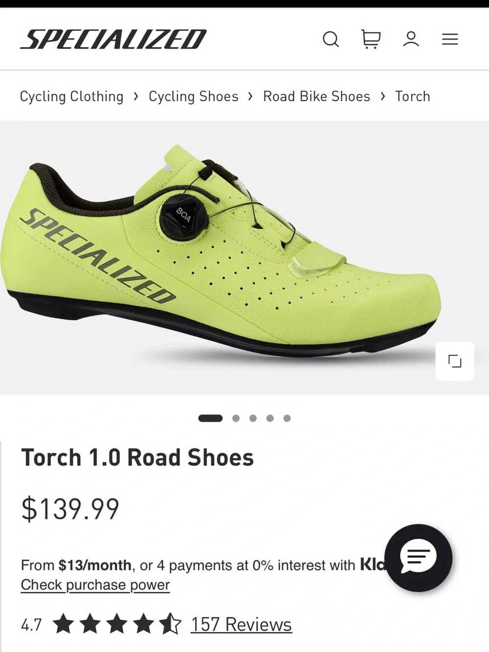 Specialized Neon Yellow  Woman’s Cycling Sneakers with Boa Dial